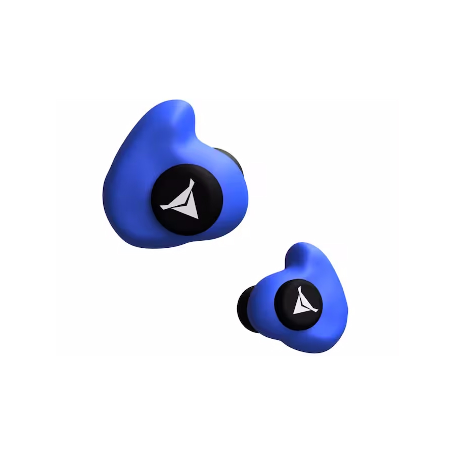 Decibullz Custom Molded Earplugs, Blue - PLG1-BLU - Decibullz