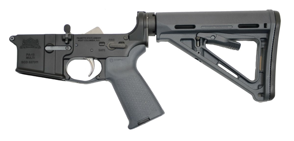 PSA AR-15 Complete MOE EPT Lower, Gray - No Magazine - 5165449717 - Palmetto State Armory