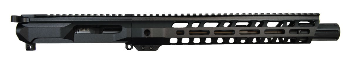 PSA PA-9 Gen4 10.5" 9mm 1/10 Nitride 12" Slanted M-Lok Railed Upper With BCG & CH - Palmetto State Armory