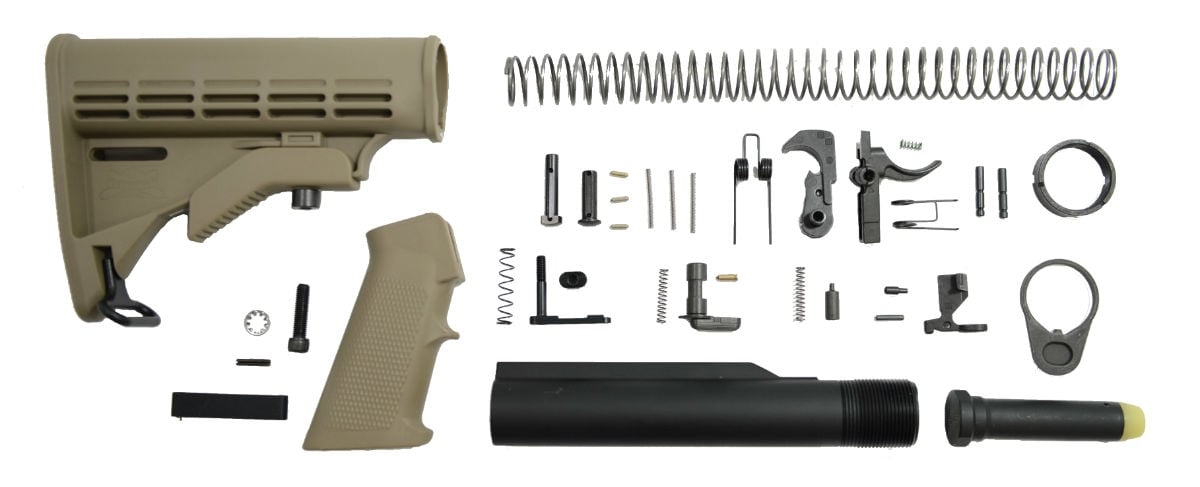 PSA Classic Lower Build Kit, Flat Dark Earth - 5165449781 - Palmetto State Armory