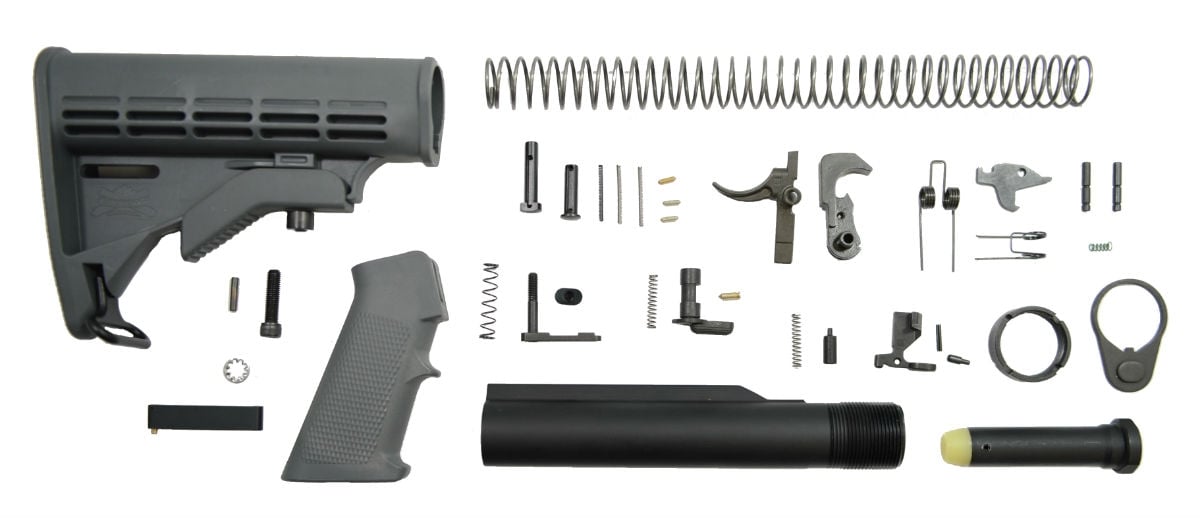 PSA Classic Lower Build Kit, Gray - 5165449782 - Palmetto State Armory