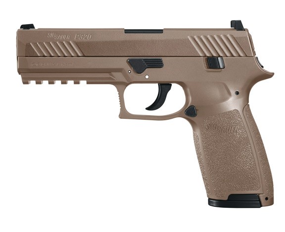 Sig Sauer P320 .177 Cal Air Pistol, Coyote Tan - AIR-P320-177-30R-CYT - Sig Sauer
