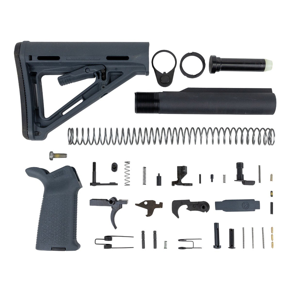 PSA MOE Lower build kit Gray - 5165449847 - Palmetto State Armory