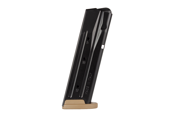 Sig Sauer P320 9mm 17 Round Coyote Tan & Black Magazine - MAG-MOD-F-9-17-COY - Sig Sauer