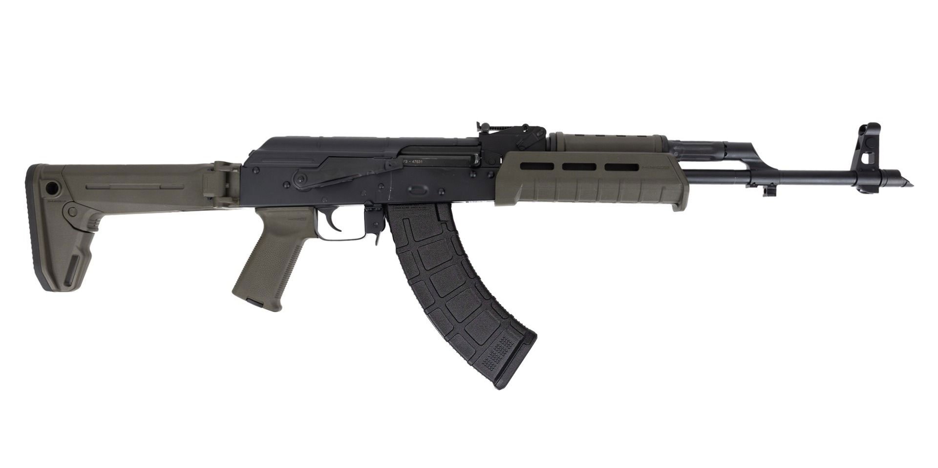PSA AK-47 GF3 Forged "MOEkov" Rifle, ODG - Palmetto State Armory