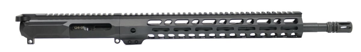 PSA Gen4 16" 9mm Nitride 1/10 13.5" Lightweight M-lok Railed Upper - With BCG & CH - Palmetto State Armory