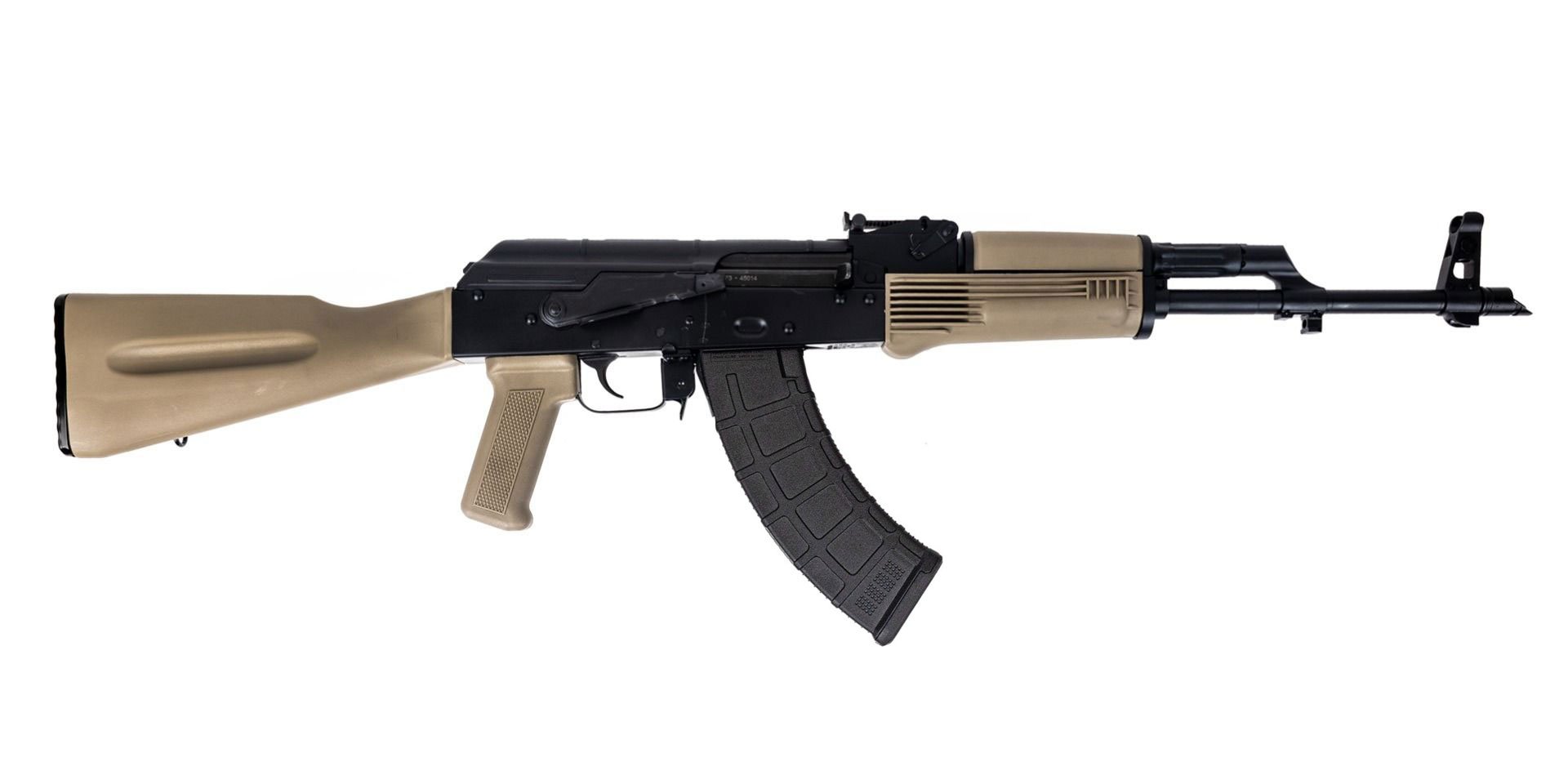 PSA AK-47 GF3 Forged Classic Polymer Rifle, FDE
