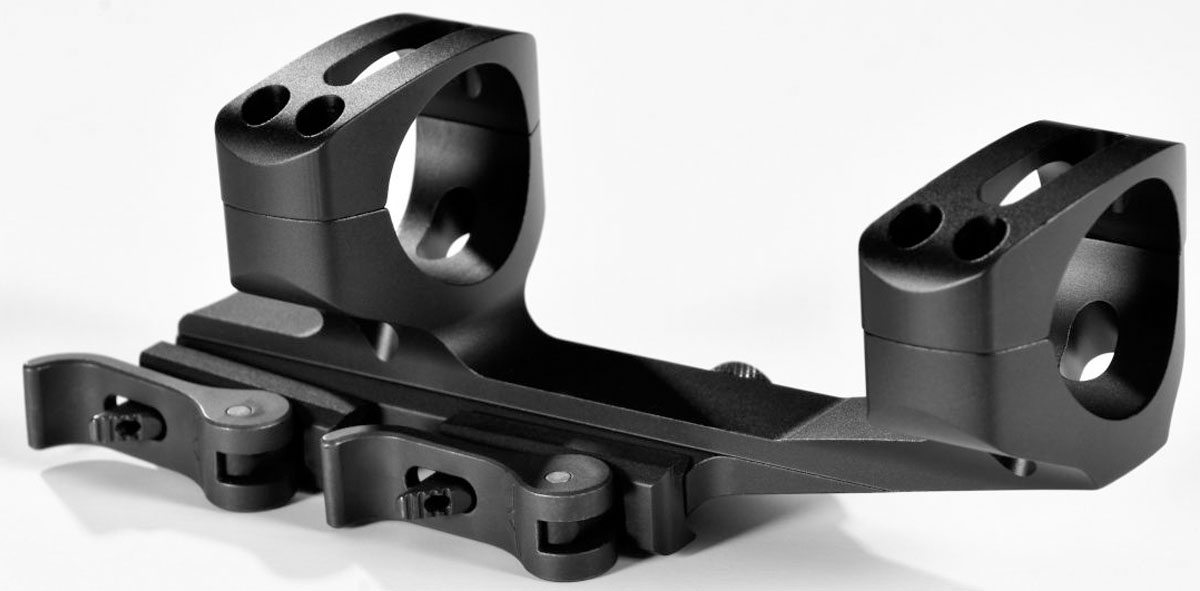 Warne QD MSR Scope Mount 1", Black - QD XSKEL1TW - Warne