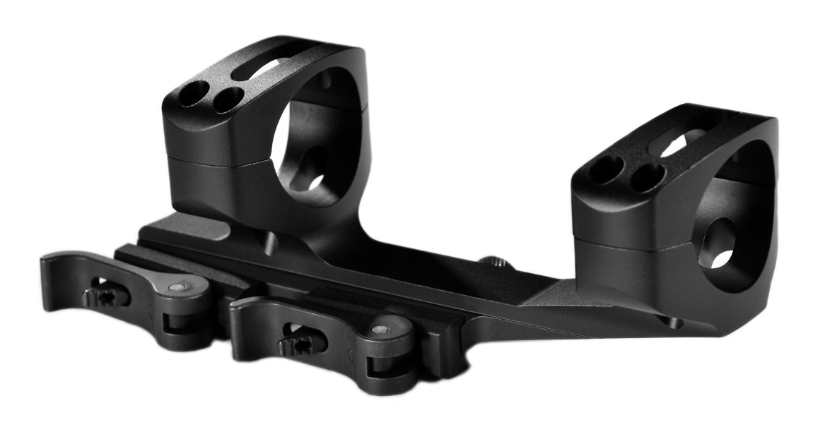 Warne Quick Disconnect 30mm Skeletonized MSR Cantiever Mount - QD XSKEL30TW - Warne