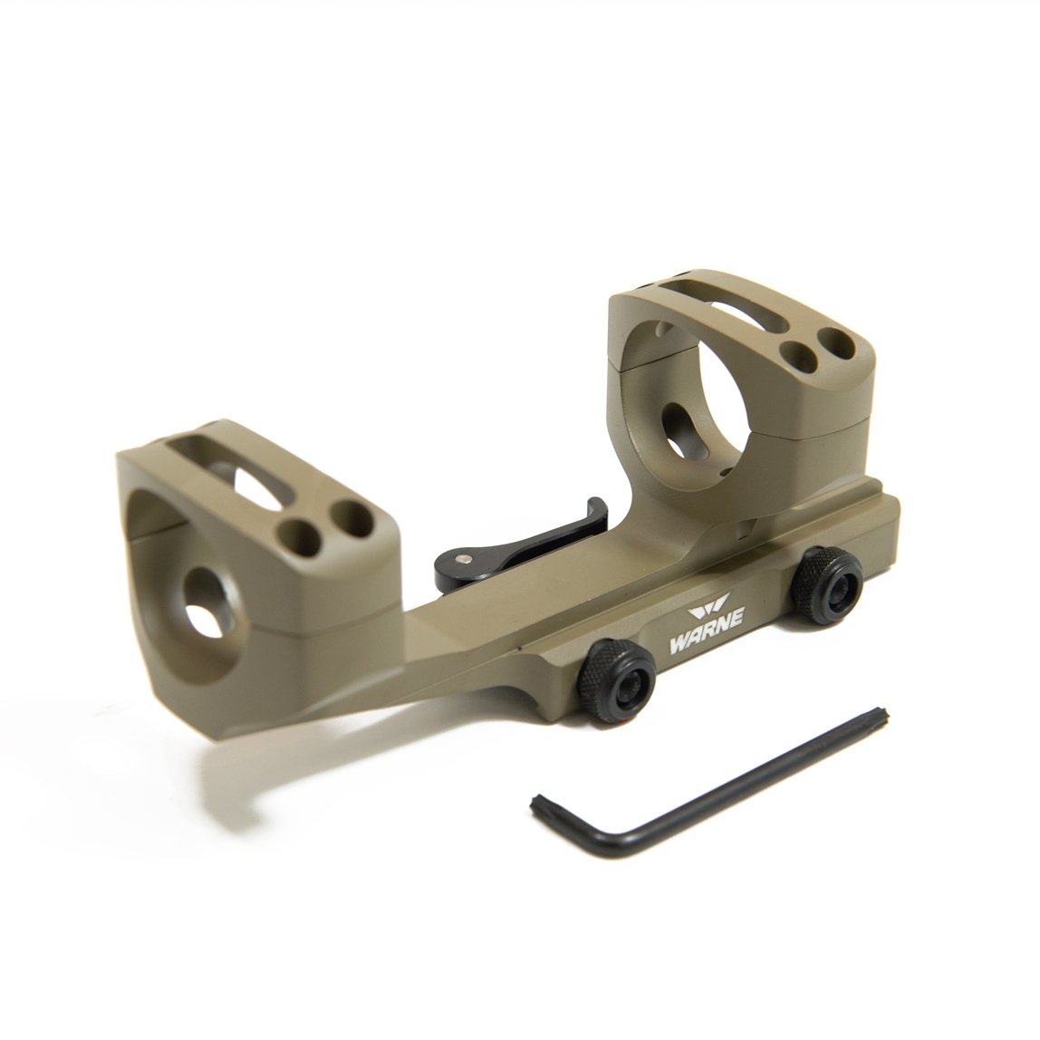 Warne QD MSR 30mm Quick Detach Scope Mount - DE-QD-XSKEL30DE - Warne