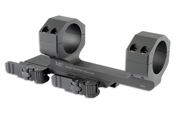 Midwest Industries QD 30mm Offset Scope Mount - MI-QD30SM - Midwest Industries