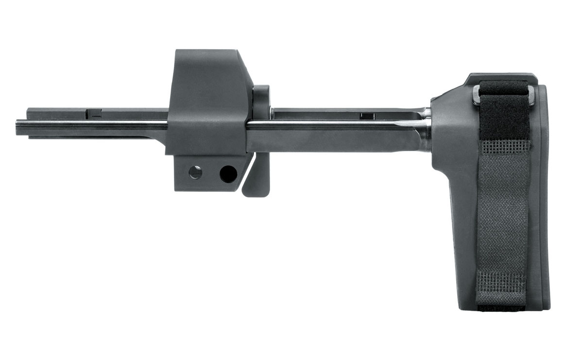 SB Tactical 3-Position Pistol Stabilizing Brace, Black - HKPDW-01-SB - Sb Tactical