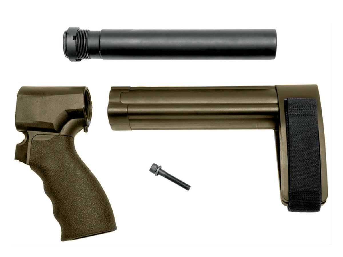 SB Tactical 20 GA Remington Tac-14 Pistol Stabilizing Kit, Flat Dark Earth - 87020-SBL-01-SB - Sb Tactical