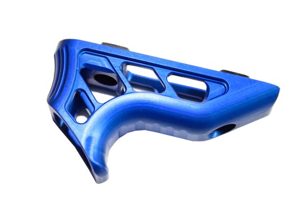 Timber Creek M-LOK Enforcer Mini Angled Foregrip, Blue - M EM AFG B - Timber Creek