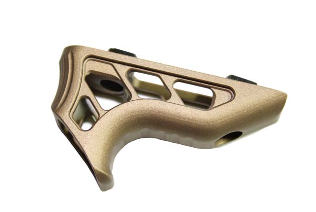 Timber Creek M-LOK Enforcer Mini Angled Foregrip, Burnt Bronze - M EM AFG BB - Timber Creek