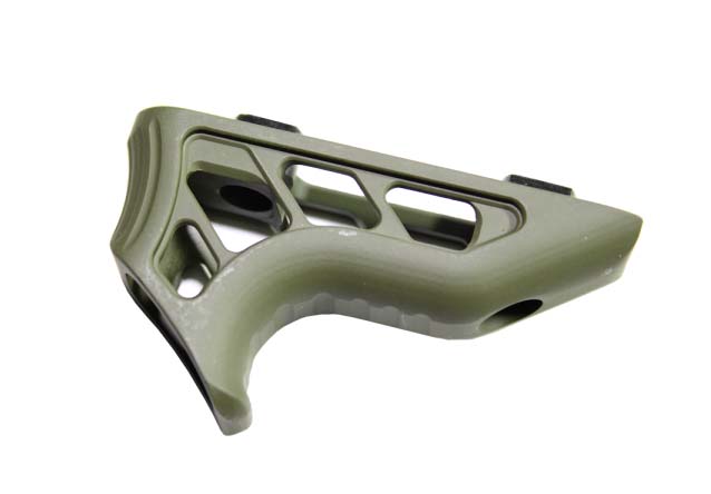 Timber Creek M-LOK Enforcer Mini Angled Foregrip, OD Green - M EM AFG OD - Timber Creek