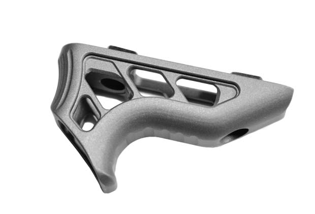 Timber Creek M-LOK Enforcer Mini Angled Foregrip, Tungsten - M EM AFG T - Timber Creek