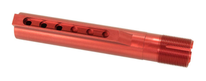 Timber Creek AR Buffer Tube, Red - AR BT R - Timber Creek