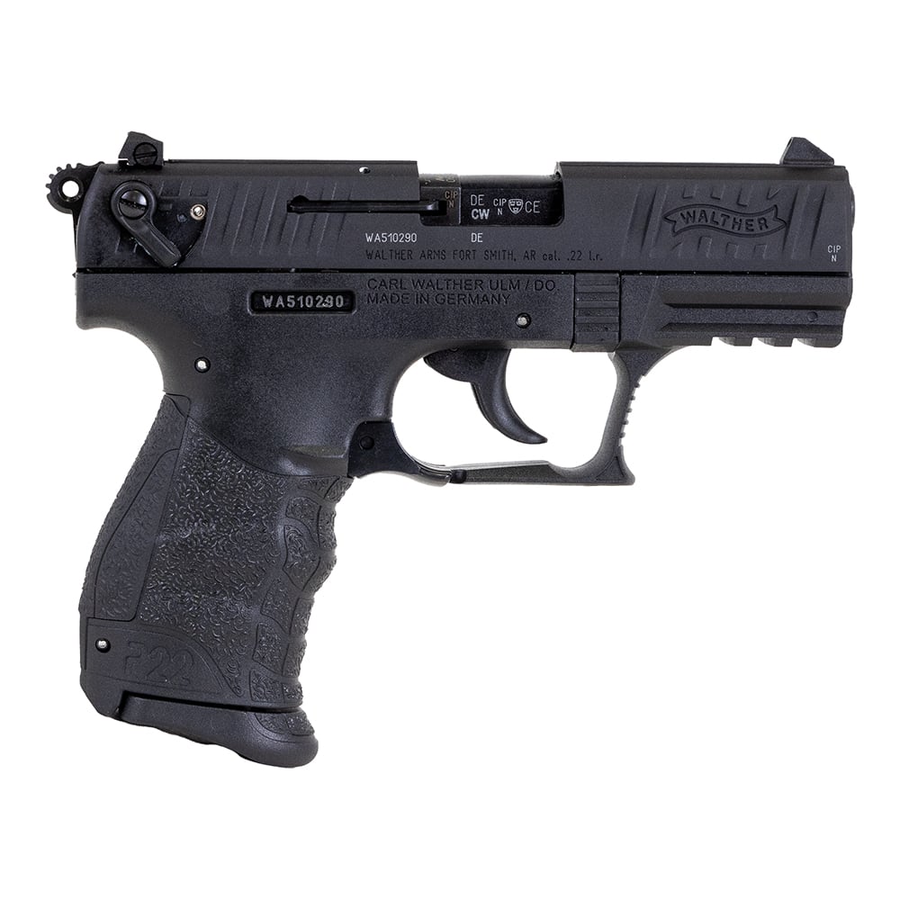Walther P22Q .22 LR 3.4" Pistol, Black - 5120700 - Walther