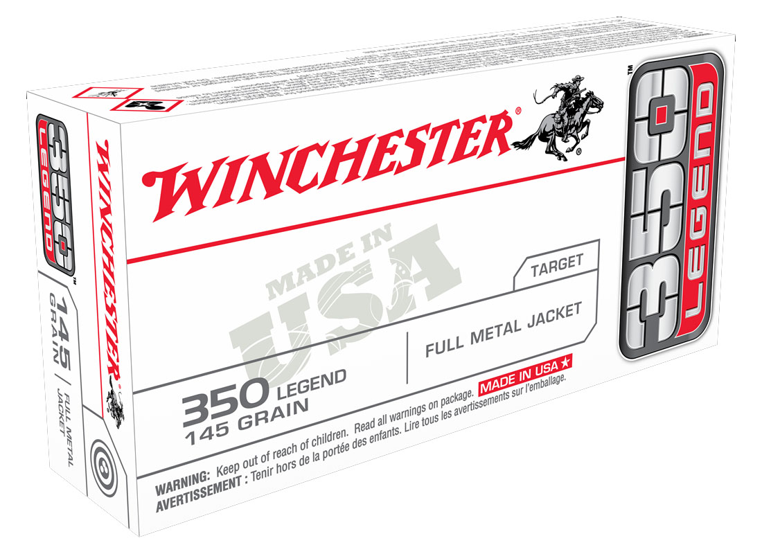 Winchester USA White Box .350 Legend 145 gr 20 Rounds Ammunition - USA3501 - Winchester