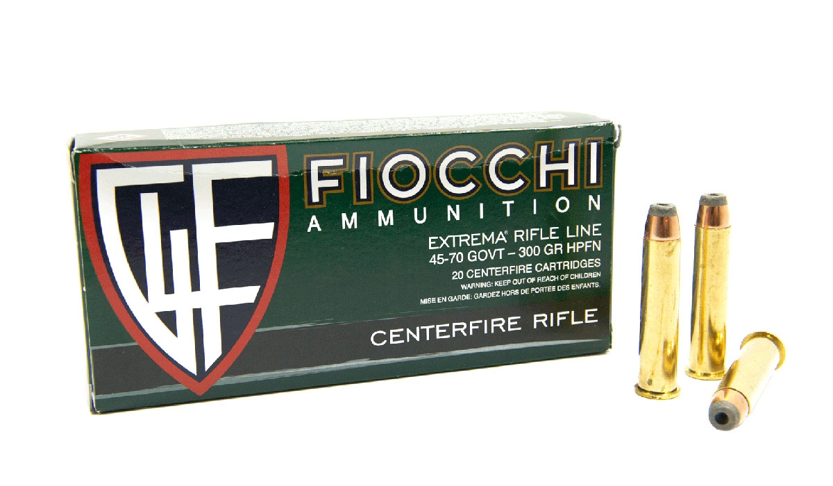 Fiocchi .45-70 Government 405 gr LRNFP 20 Rounds Ammunition - 45-70A - Fiocchi