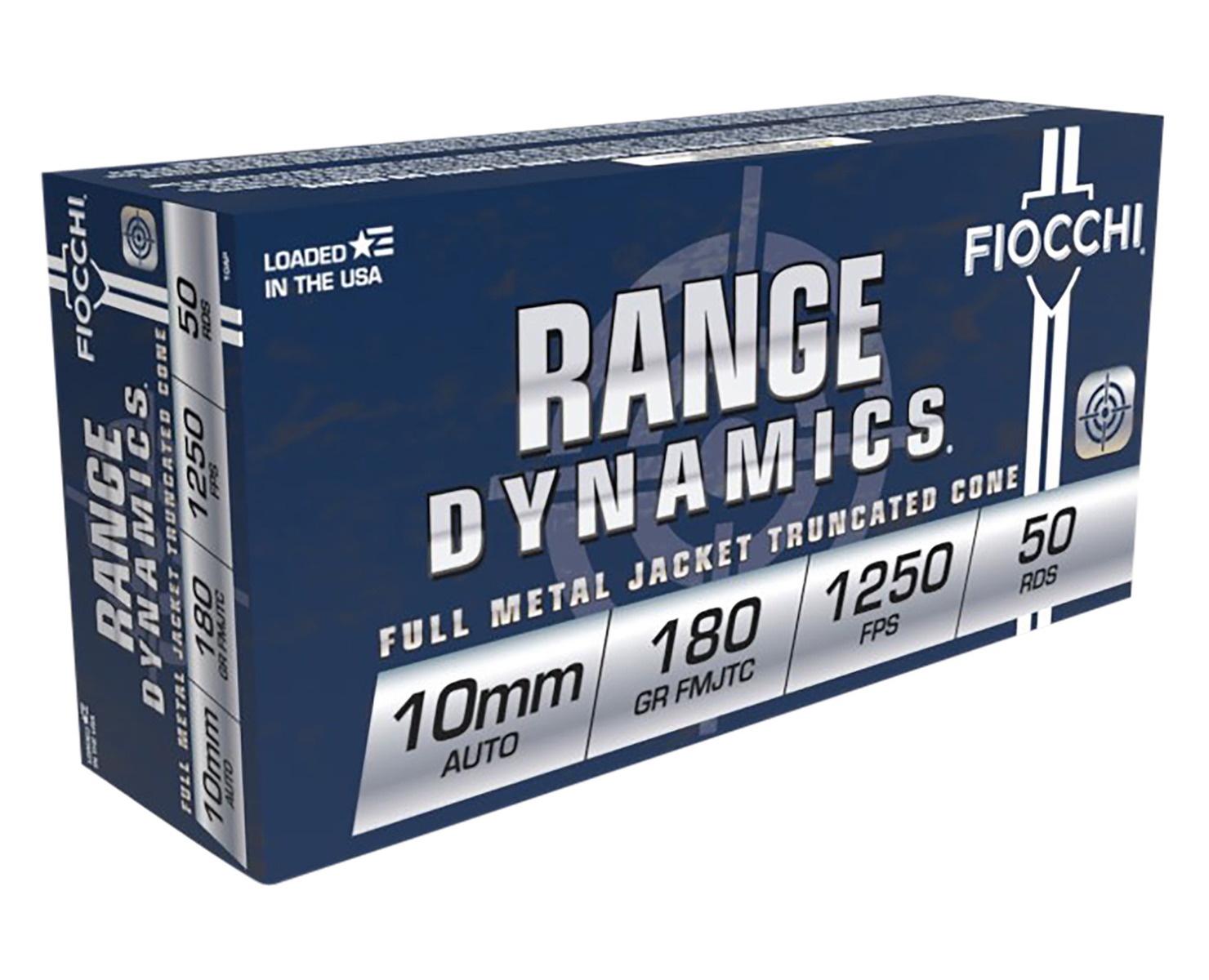 Fiocchi Range Dynamics 10mm 180gr Ammo, 50rds - 10AP - Fiocchi