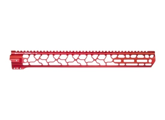 Odin Works 17.5" M-LOK Ragna Free Float AR-15 Handguard, Red - F-17-ML-RA-RED - Odin Works