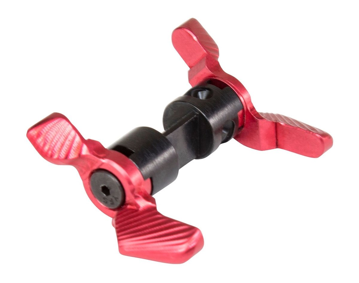 Odin Works Ambidextrous Modular Safety Selector, Red - ACC-AMS-RED - Odin Works