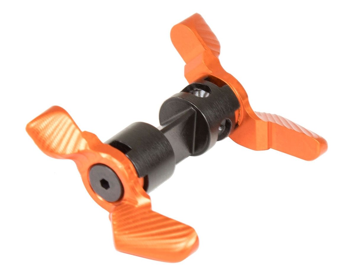 Odin Works Ambidextrous Modular Safety Selector, Orange - ACC-AMS-OR