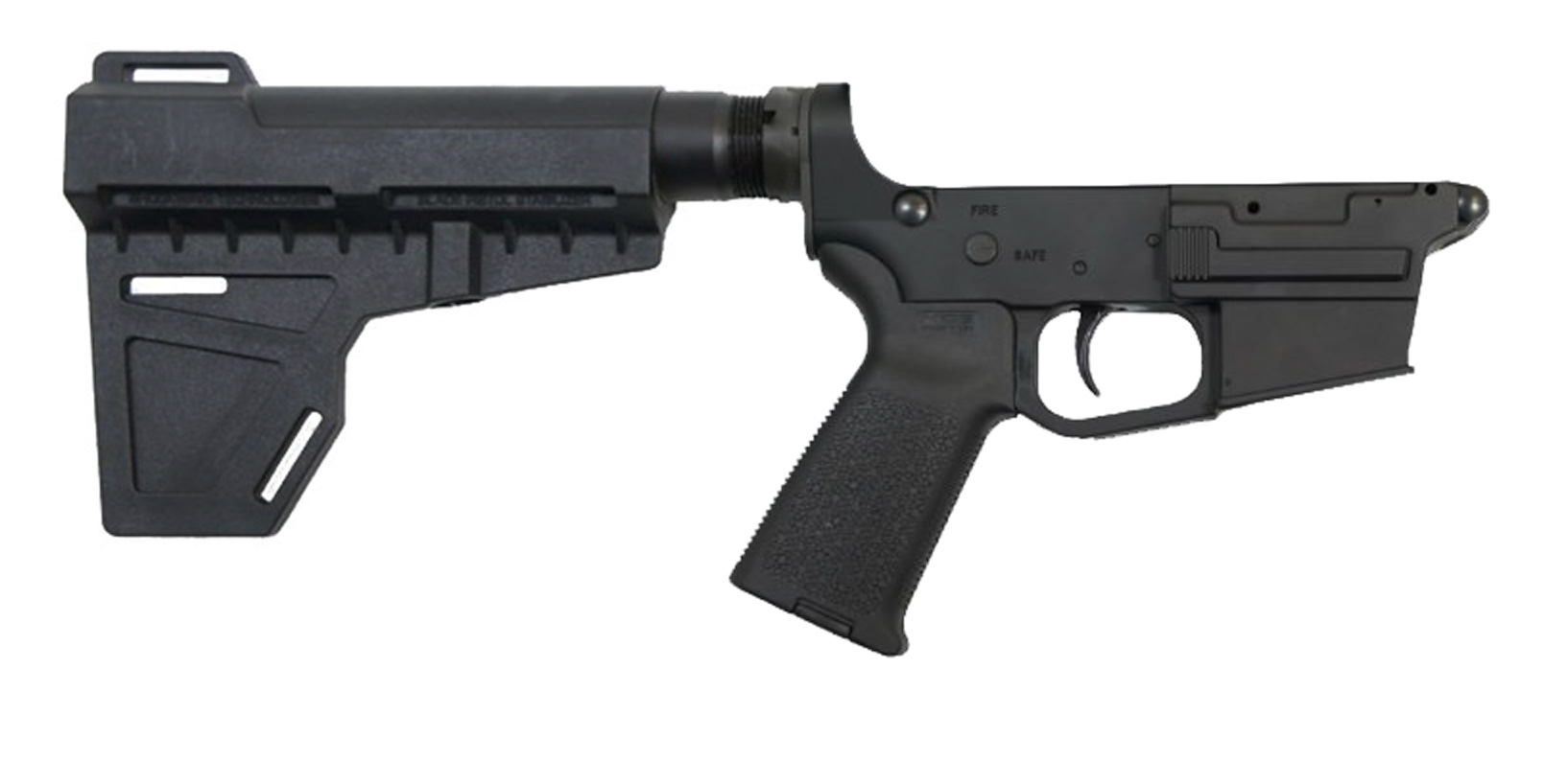 PSA 9mm Forged Complete Glock(C) Style Magazine Pistol Classic Shockwave, Black Lower  - 5165458330 - Palmetto State Armory