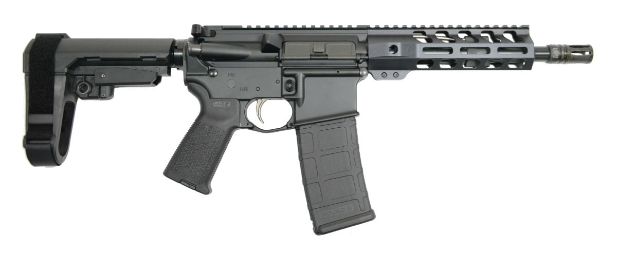 PSA 8.5" Pistol-Length 300AAC Nitride 7" Lightweight M-Lok MOE EPT SBA3 Pistol - Palmetto State Armory