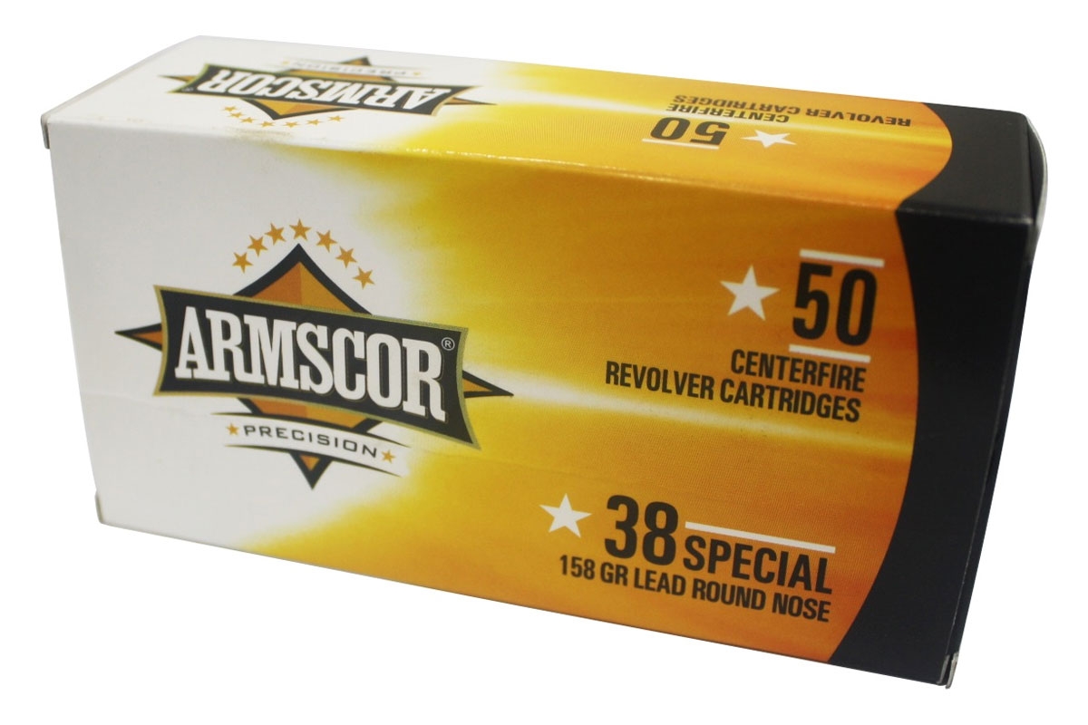 Armscor 38 Special 158 gr RNFP 50 Rounds Ammunition - FAC38-5N - Armscor