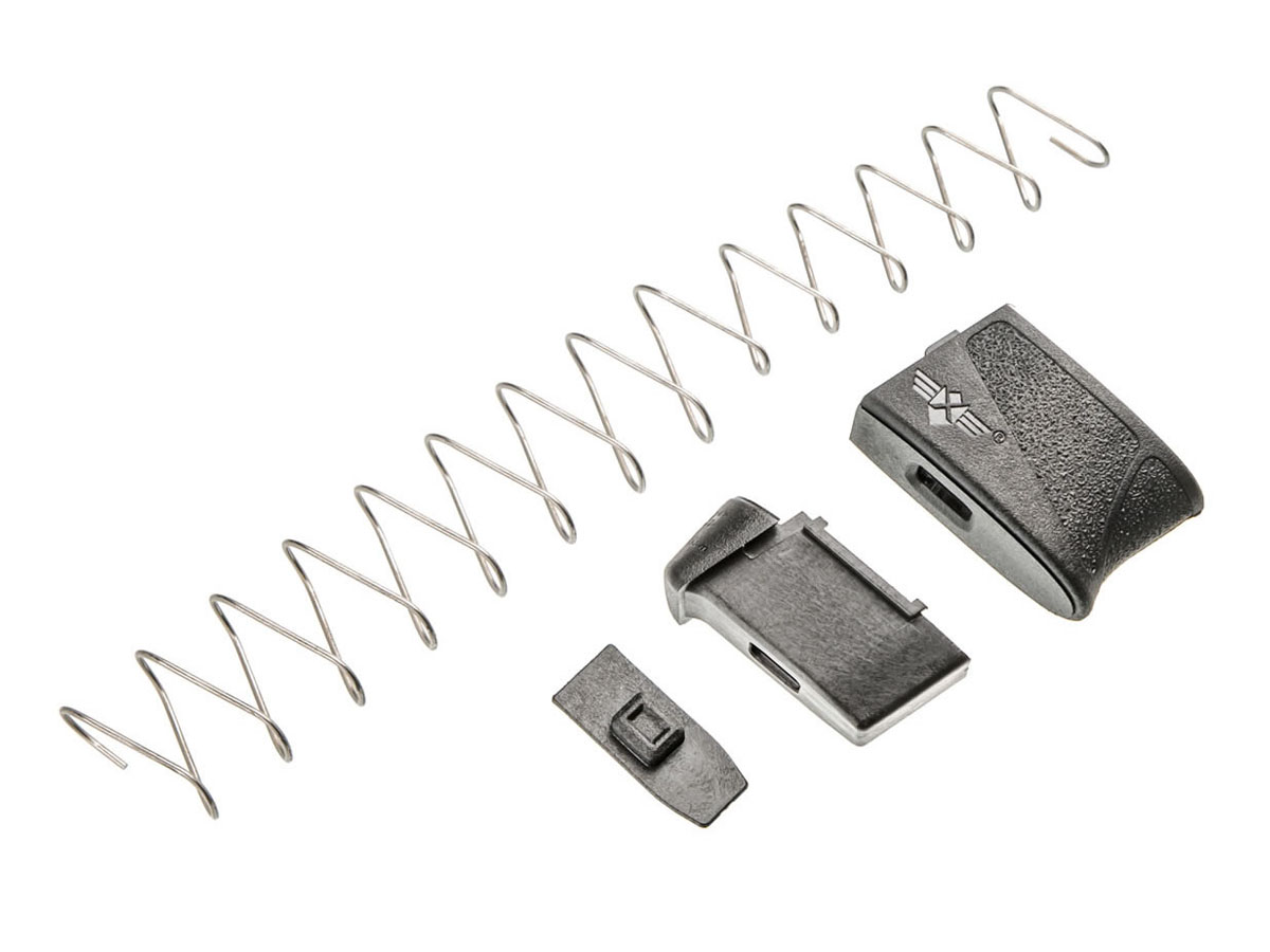 Xtech Tactical MTX Magazine Extender w/ Spring for 9mm M&P Shield - Xtech Tactical