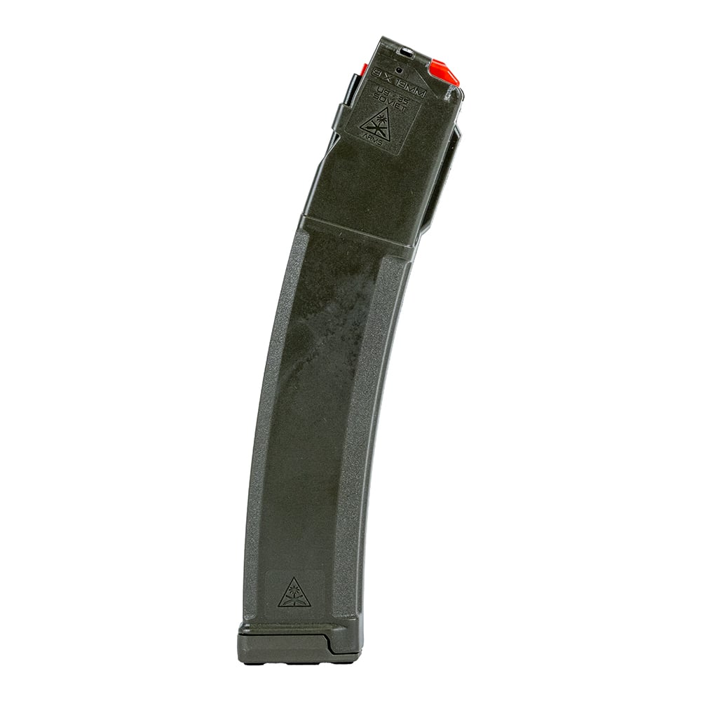 PSA AK-V 9x19mm U9 35 Round Patterned Magazine, Olive Drab Green - Palmetto State Armory