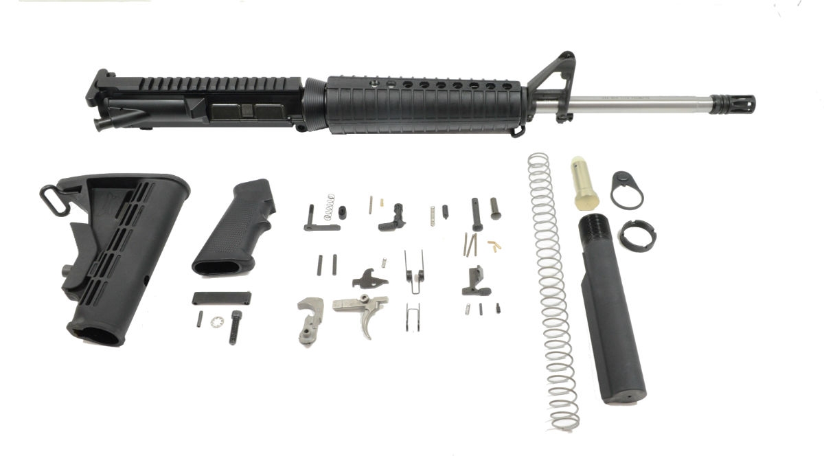 PSA Gen3 PA10 18" Mid-Length Stainless Steel .308 WIN 1/10 Classic EPT Rifle Kit