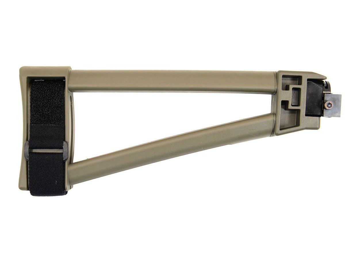 PSA Triangle Side Folding Pistol Brace - OEM Packaging, OD Green - Palmetto State Armory