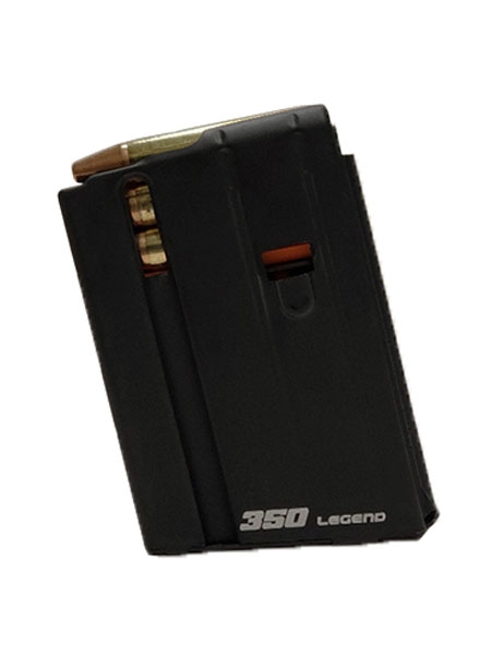 ASC .350 Legend 5-Round AR-15 Magazine, Black - 5-350-AL-BM-R-ASC - Ammunition Storage Components