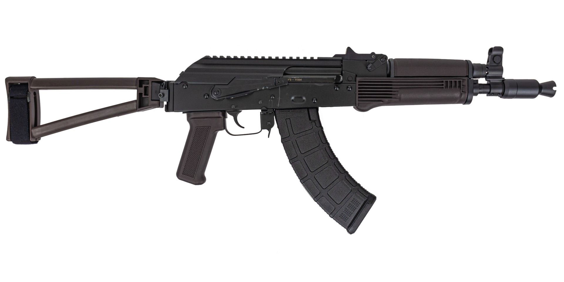PSA AK-P GF3 Classic Triangle Side Folding Pistol, Plum - Palmetto State Armory