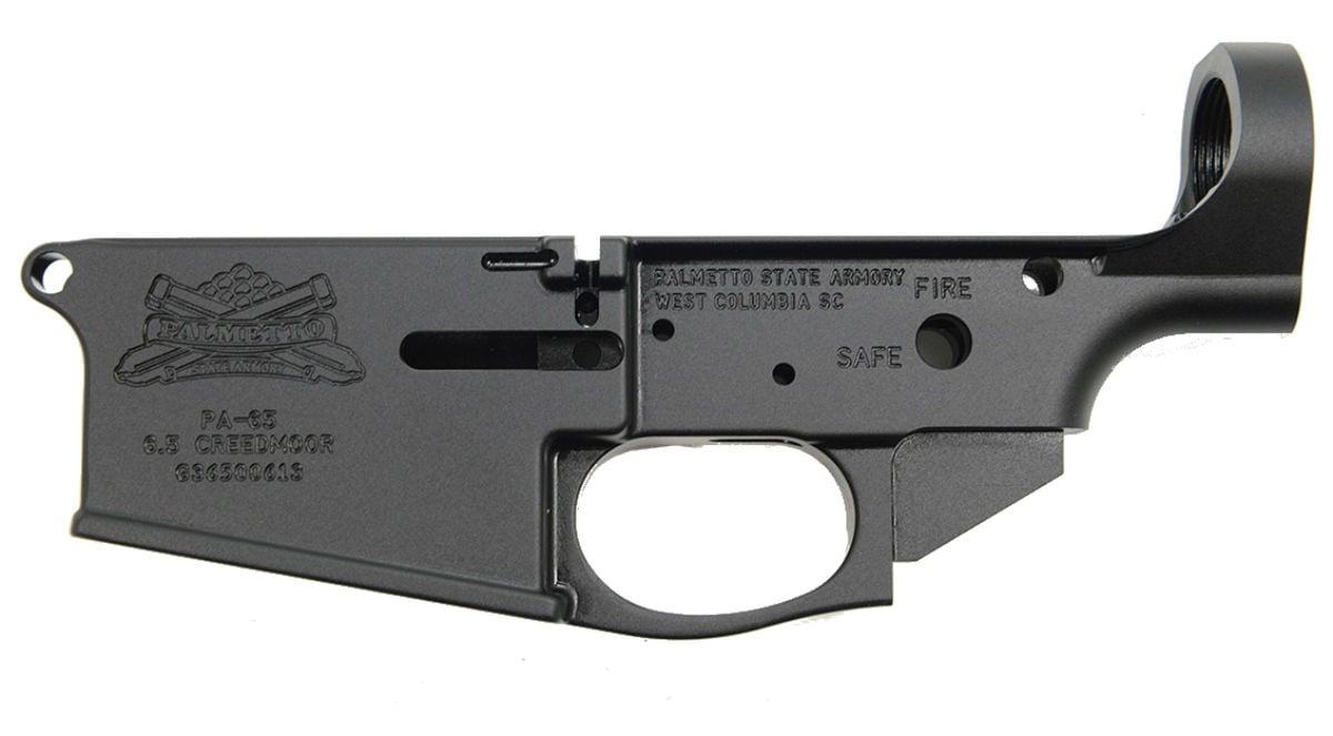 PSA PA-65 Gen3 6.5 Creedmoor Stripped Lower Receiver - Palmetto State Armory