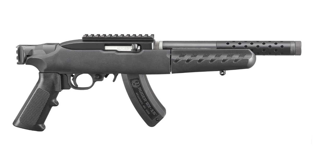 Ruger 22 Charger Takedown 22lr 15rd 10" Pistol, Black - 4935 - Ruger