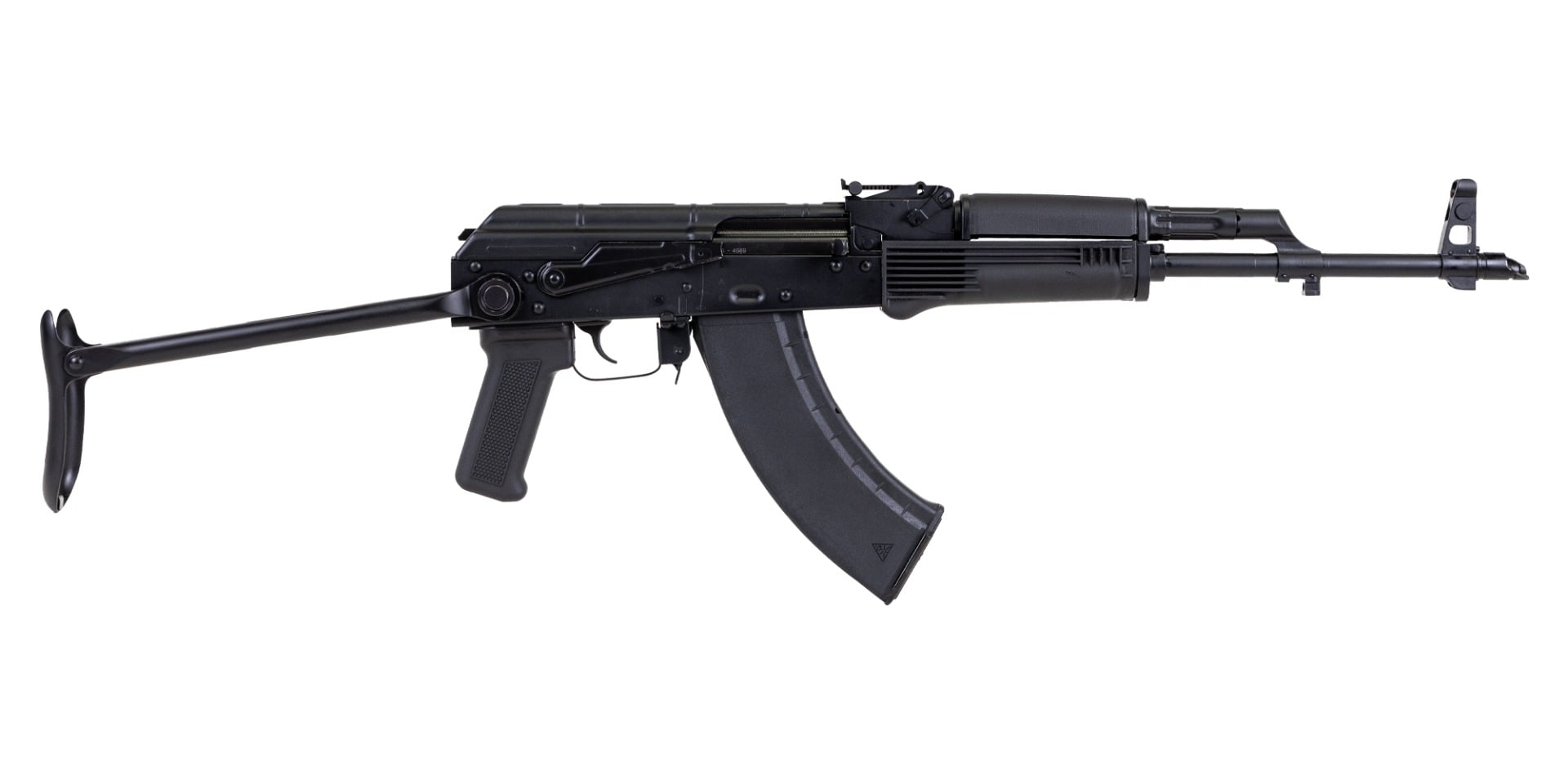 PSA AK-47 GF3 Forged Classic Polymer Under Folding Rifle, Black - Palmetto State Armory