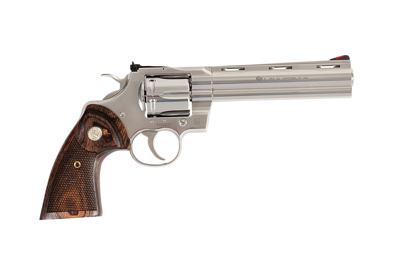 Colt Python .357 Mag 6" Revolver, Stainless - PYTHON-SP6WTS - Colt
