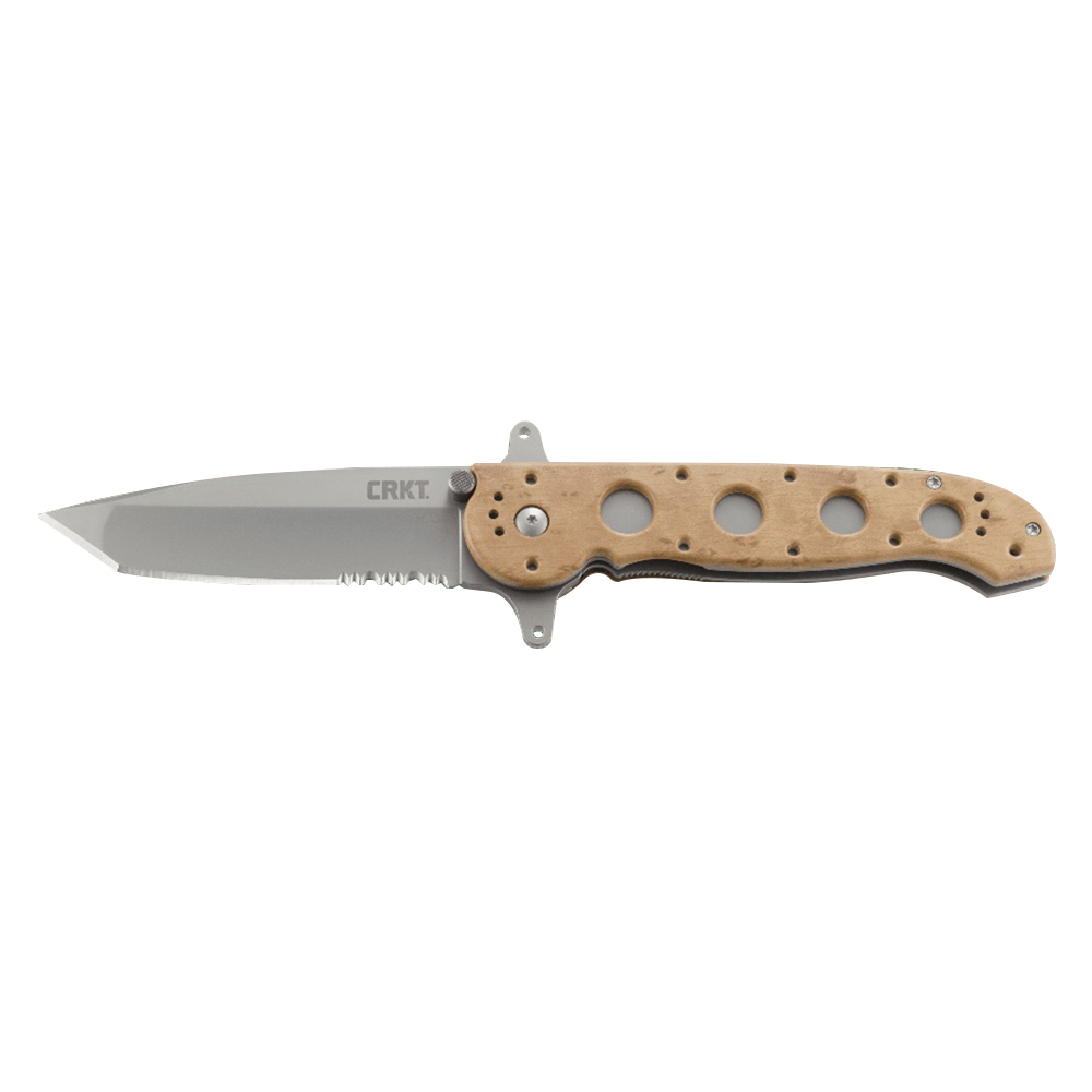CRKT M16 Tanto Folding Knife w/ Liner Lock, 3.99", Desert - M16-14ZSF - Crkt