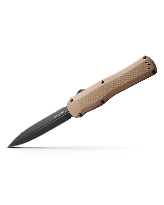 Benchmade Autocrat OTF Dagger Knife, Coyote Brown - 3400BK-2 - Benchmade