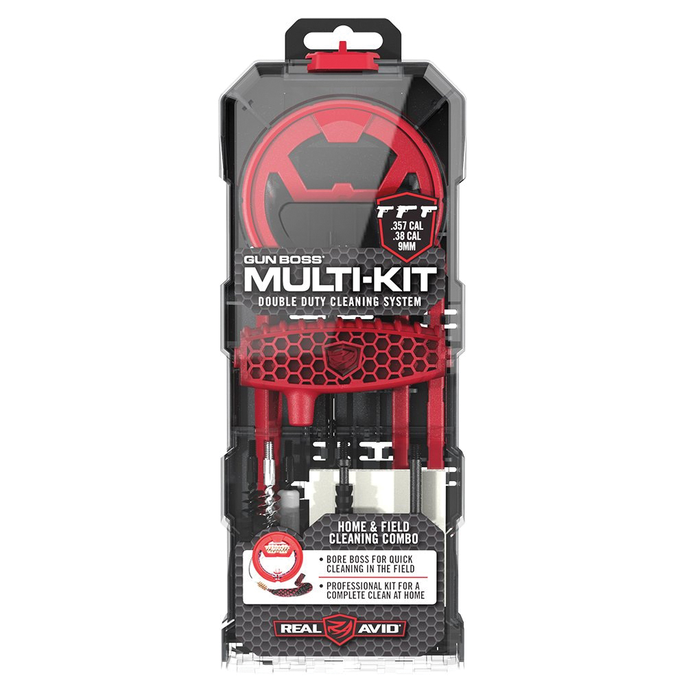 Real Avid Gun Boss .357/.38/9mm Handgun Cleaning Kit - AVGBMK9MM - Real Avid