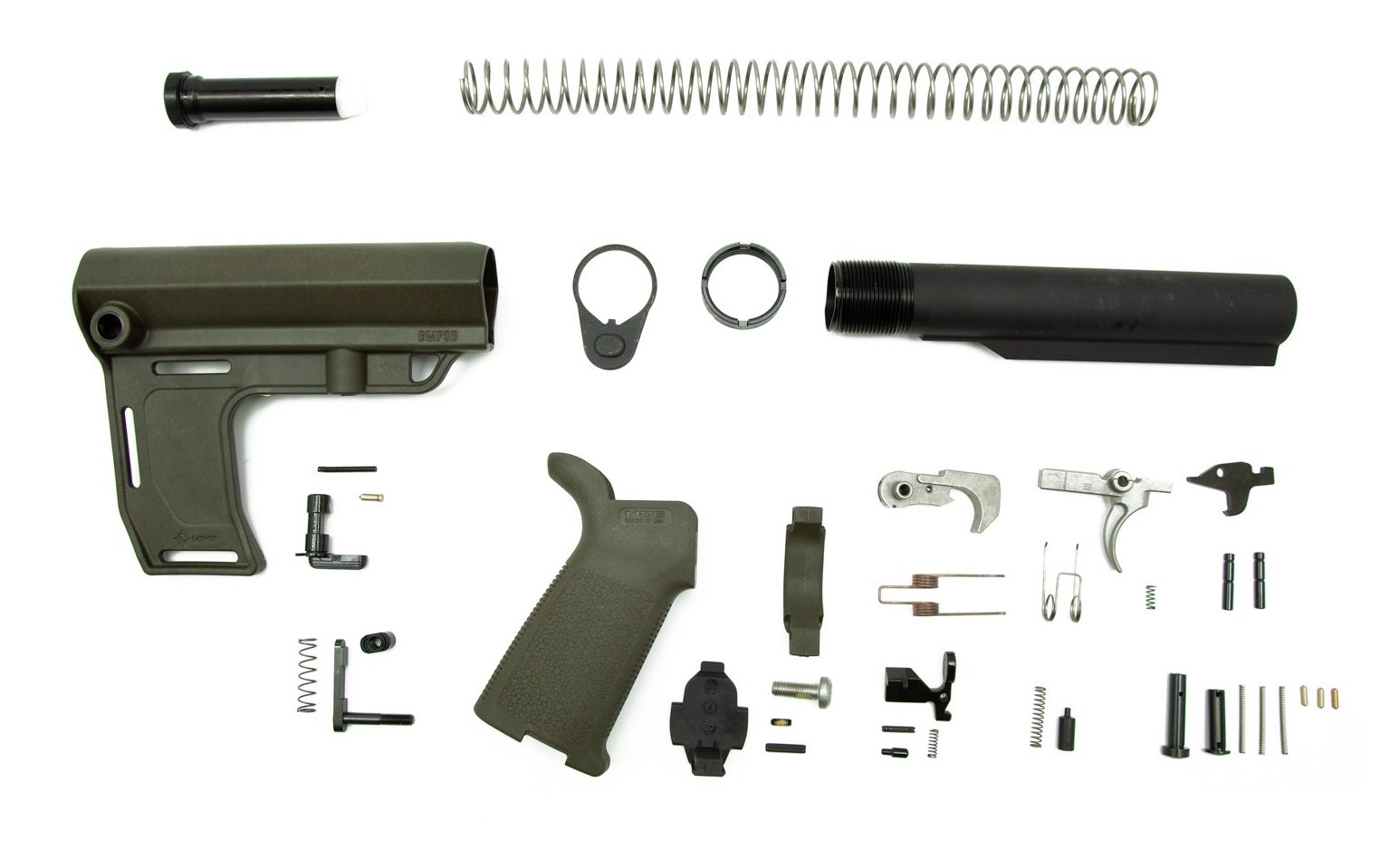 PSA MFT Battlelink MOE EPT Pistol Lower Build Kit, Olive Drab Green - Palmetto State Armory