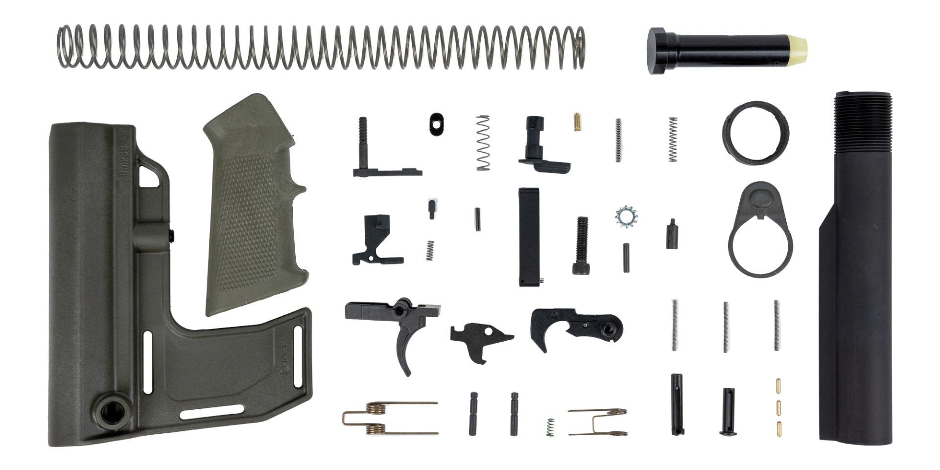 PSA Classic MFT Battlelink Pistol Lower Build Kit, Olive Drab Green - Palmetto State Armory