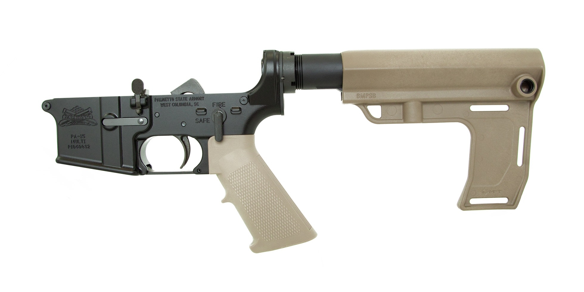 PSA AR-15 Complete MFT Battlelink Classic Lower, Flat Dark Earth - Palmetto State Armory