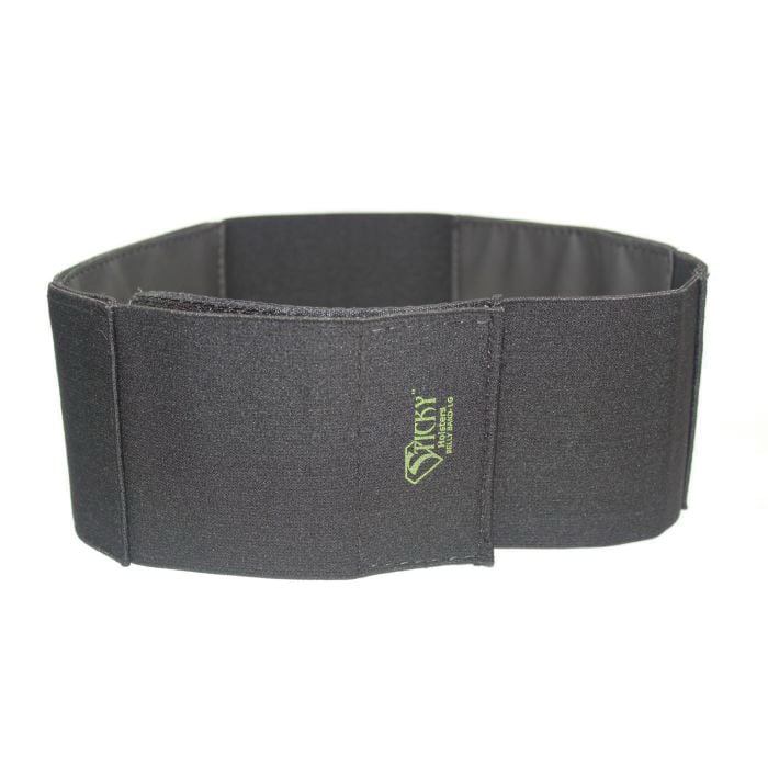 Sticky Holsters Large Concealment Belly Band Sticky Holster, Black - BBLG - Sticky Holsters