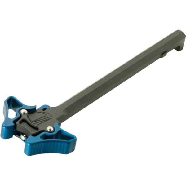 Timber Creek Outdoors Enforcer Mini Small Ambidextrous Charging Handle, Hardcoat Anodized Blue - EM Ambi CH B - Timber Creek